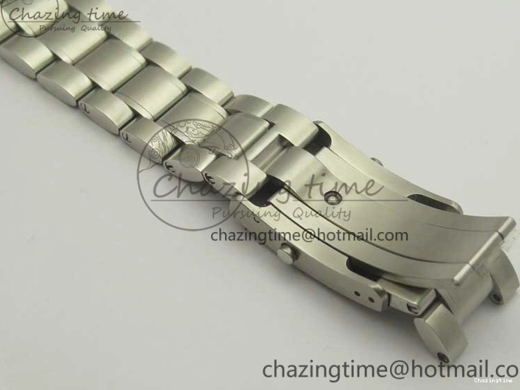 0114 Speedmaster Moonwatch OMF 1:1 Best Edition Black Dial Orange Hand on SS Bracelet A Timeless 8044